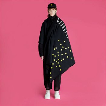 RAF SIMONS Fleece Blanket With Pins And Badges 224-905-19003-0099