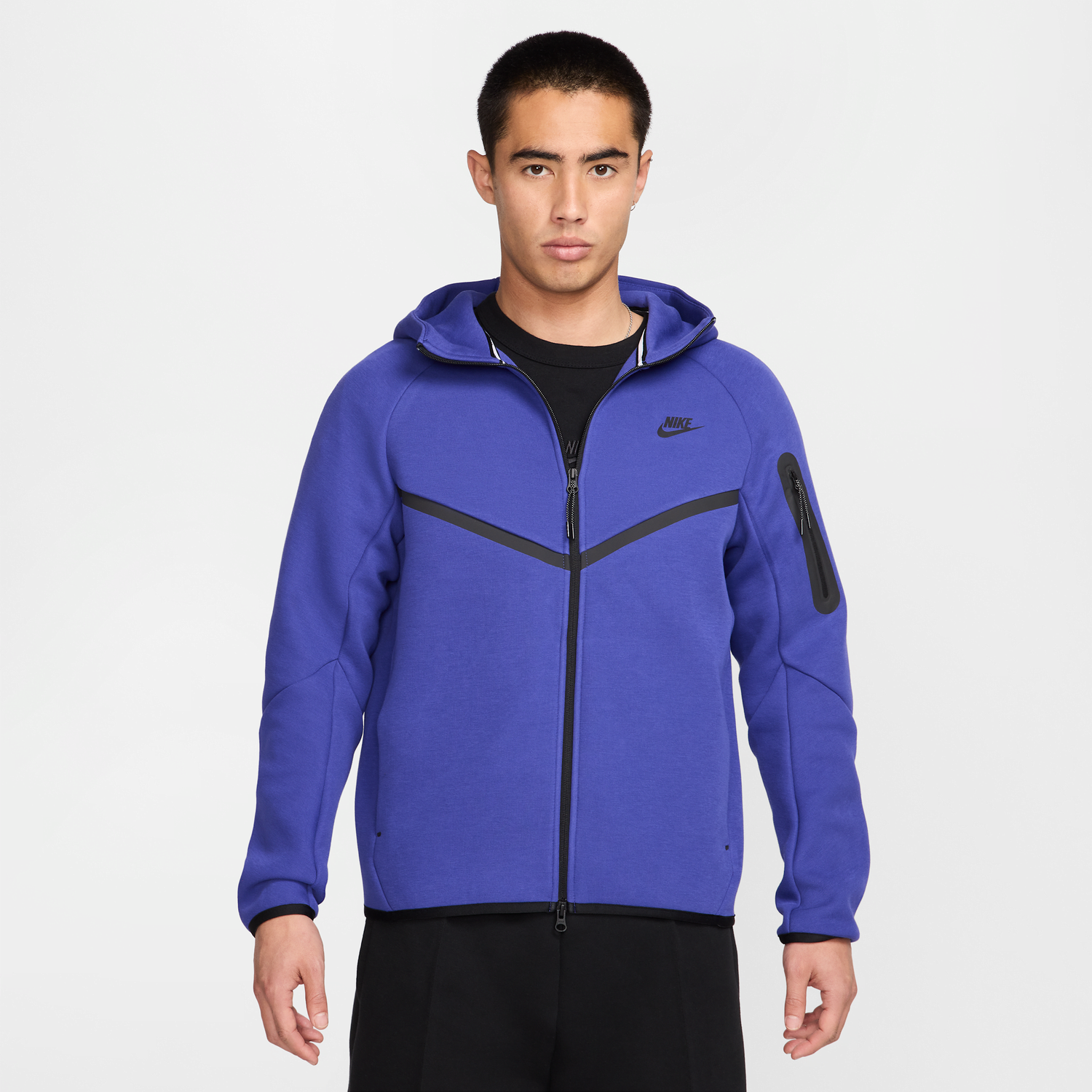 Суитчър Nike Tech Windrunner Full-Zip Hoodie Синьо | HV0949-539, 0