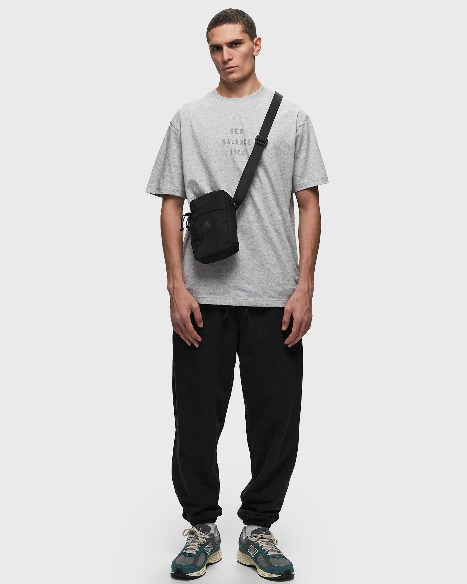 Тениска New Balance t-s Сиво | MT41519AG, 1