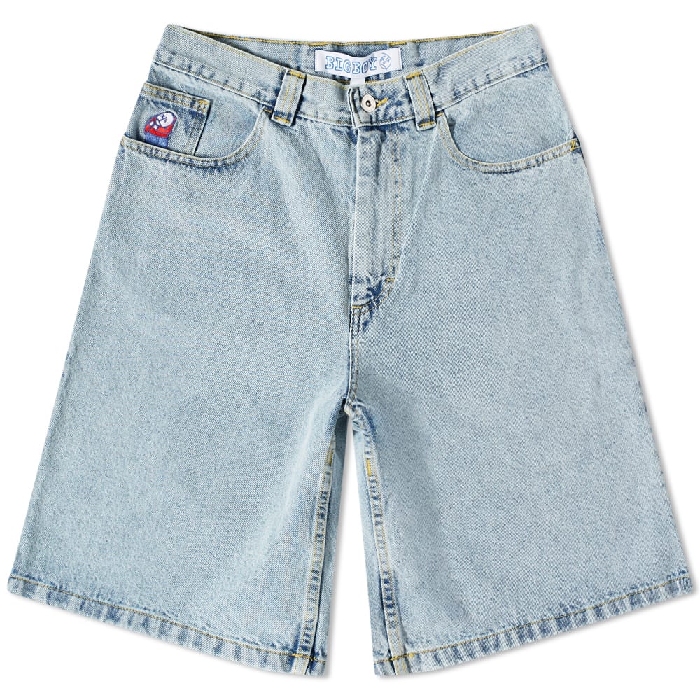 Къси панталони Polar Skate Co. Polar Skate Co. Big Boy Denim Shorts Синьо | PSC-CO-BIGBOYSHORT-LBLU, 0