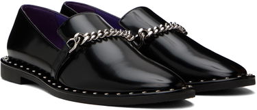 Кецове и обувки Stella McCartney Falabella Chain Loafers Черно | 810298AP0210, 3