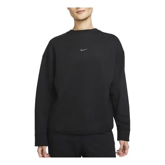 Пуловер Nike Yoga Luxe Round Neck Pullover Hoodie Черно | DM6976-010, 0