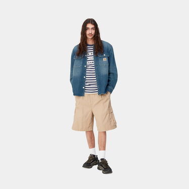 Риза Carhartt WIP Harvey Shirt Синьо | I033346_01_4L, 4