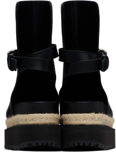 Pокля sacai sacai Jodphur Espadrille Platform Sandals Черно | 25-07919, 1