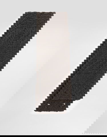 Шал Dolce & Gabbana Dolce & Gabbana Knitted Wool Scarf Кафяво | GX31KTJDVD8M9499, 2
