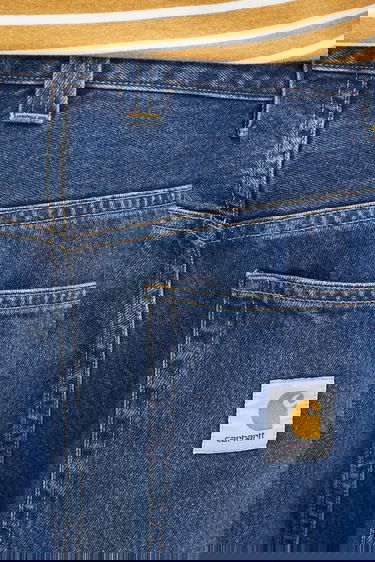 Дънки Carhartt WIP Brandon Baggy Wide-Leg Jeans Синьо | I035893.106, 3