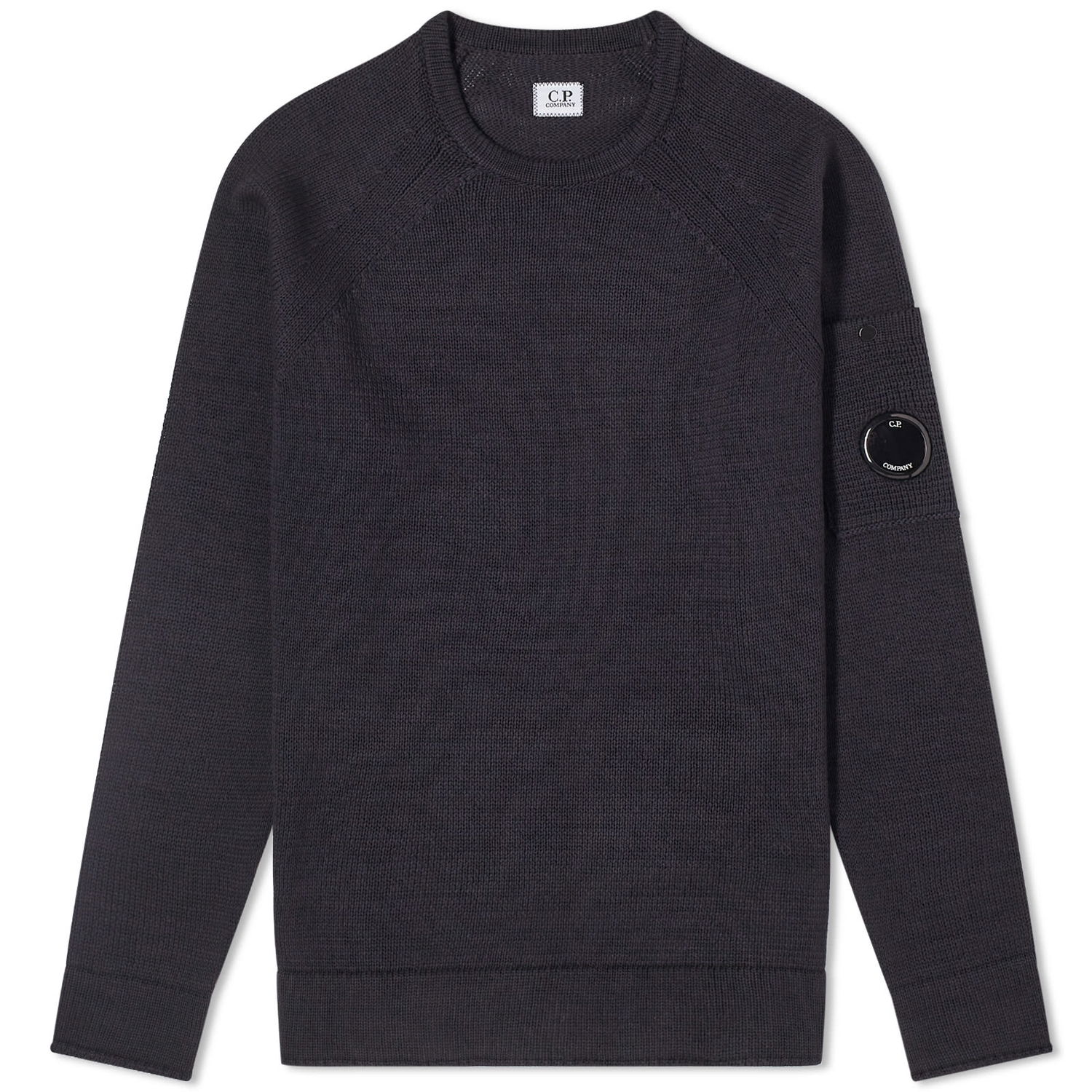 Пуловер C.P. Company Lens Knit Jumper Тъмно синьо | 16CMKN124A-006482A-888, 0