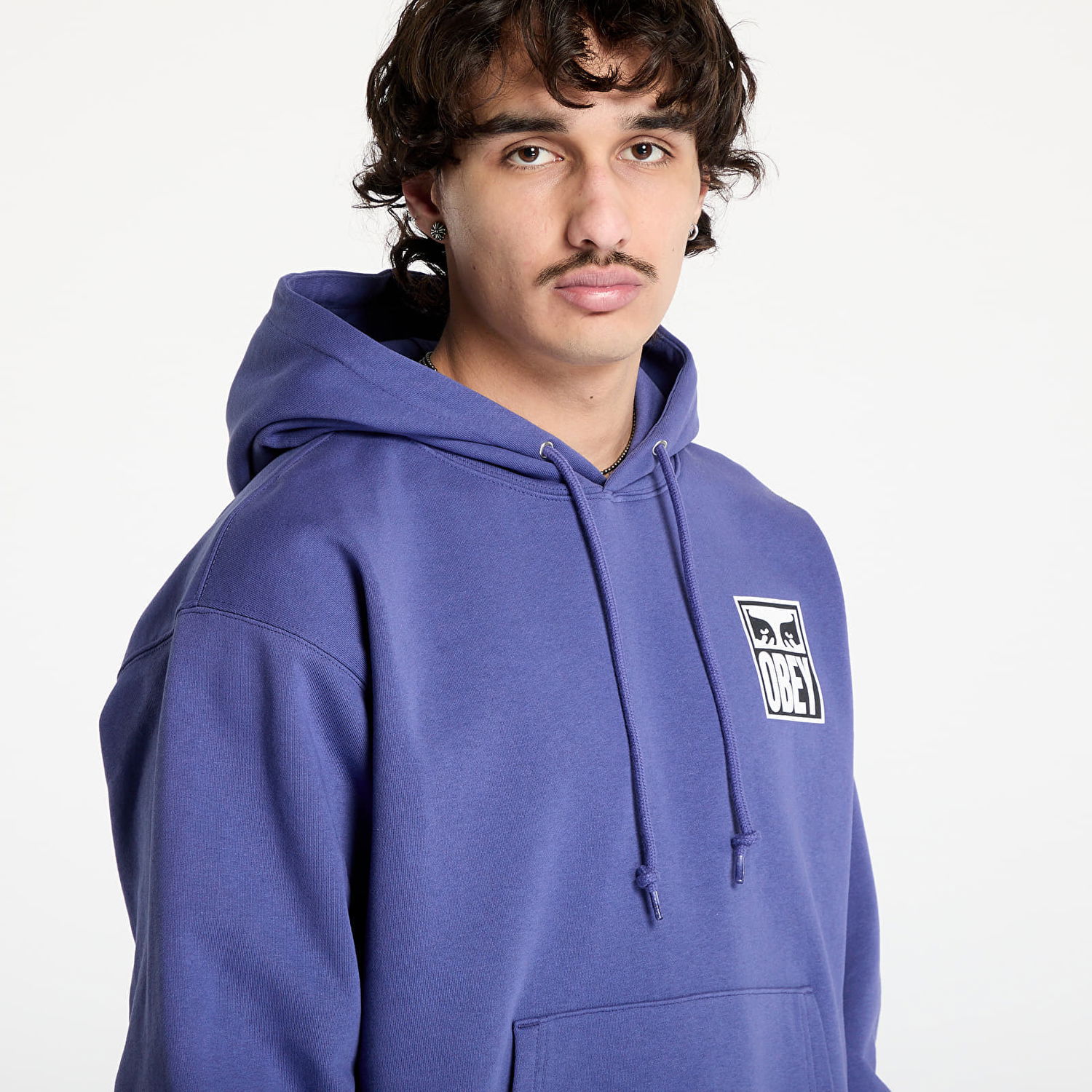 Суитчър OBEY OBEY Eyes Icon 2 Hoodie Лилаво | 117462142-SIB, 1