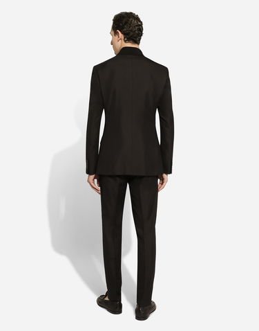 Комплект Dolce & Gabbana Dolce & Gabbana Single-Breasted Taormina-Fit Suit 58 Черно | GKAHMTFUTBTN0000, 2