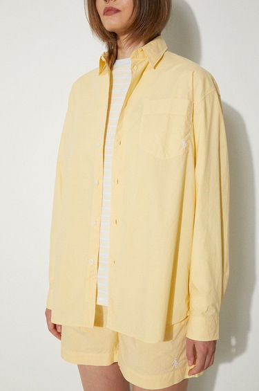 Риза Sporty & Rich Oversized Relaxed Shirt Жълто | SI006S402SA, 0