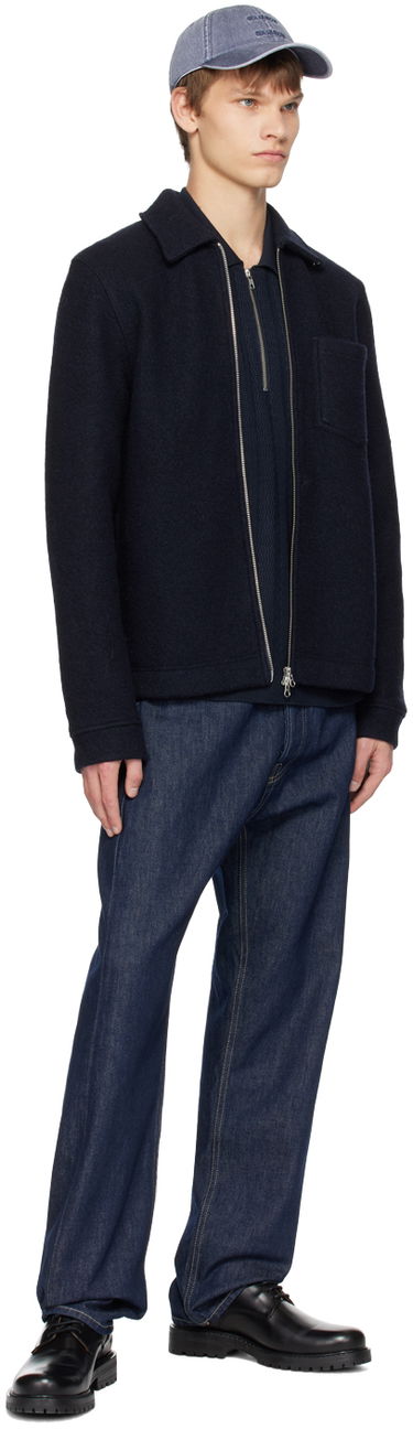 Пуловер Samsoe Samsoe Samsøe Samsøe Gabriel Knit Polo Shirt Тъмно синьо | M23400055, 3
