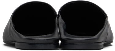 Кецове и обувки Courrèges Courrèges Heritage Leather Mules Черно | 125SCS108AG0030, 1