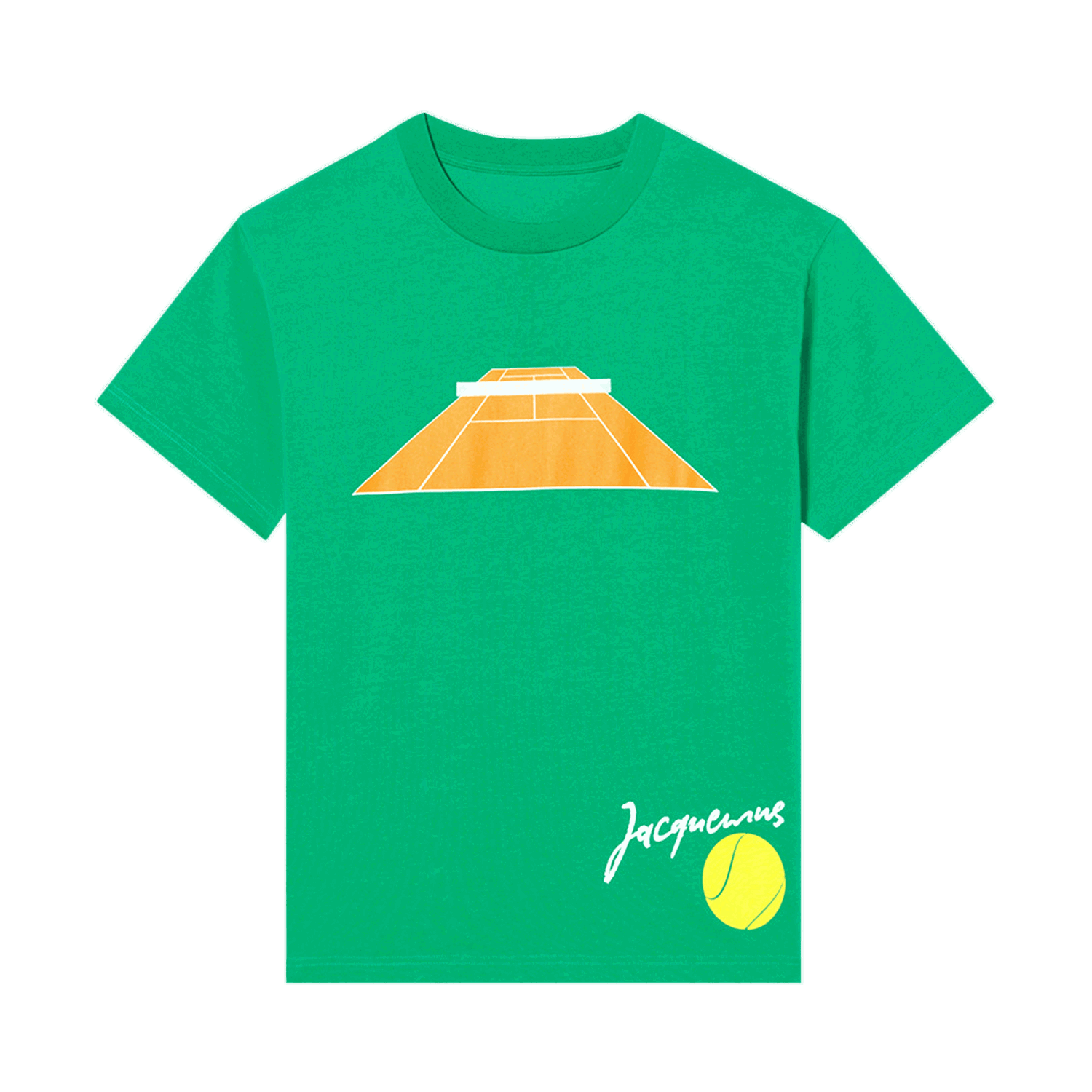 Тениска Jacquemus Le T-Shirt Tennis Зелено | 225JS029 2003 5AF, 0