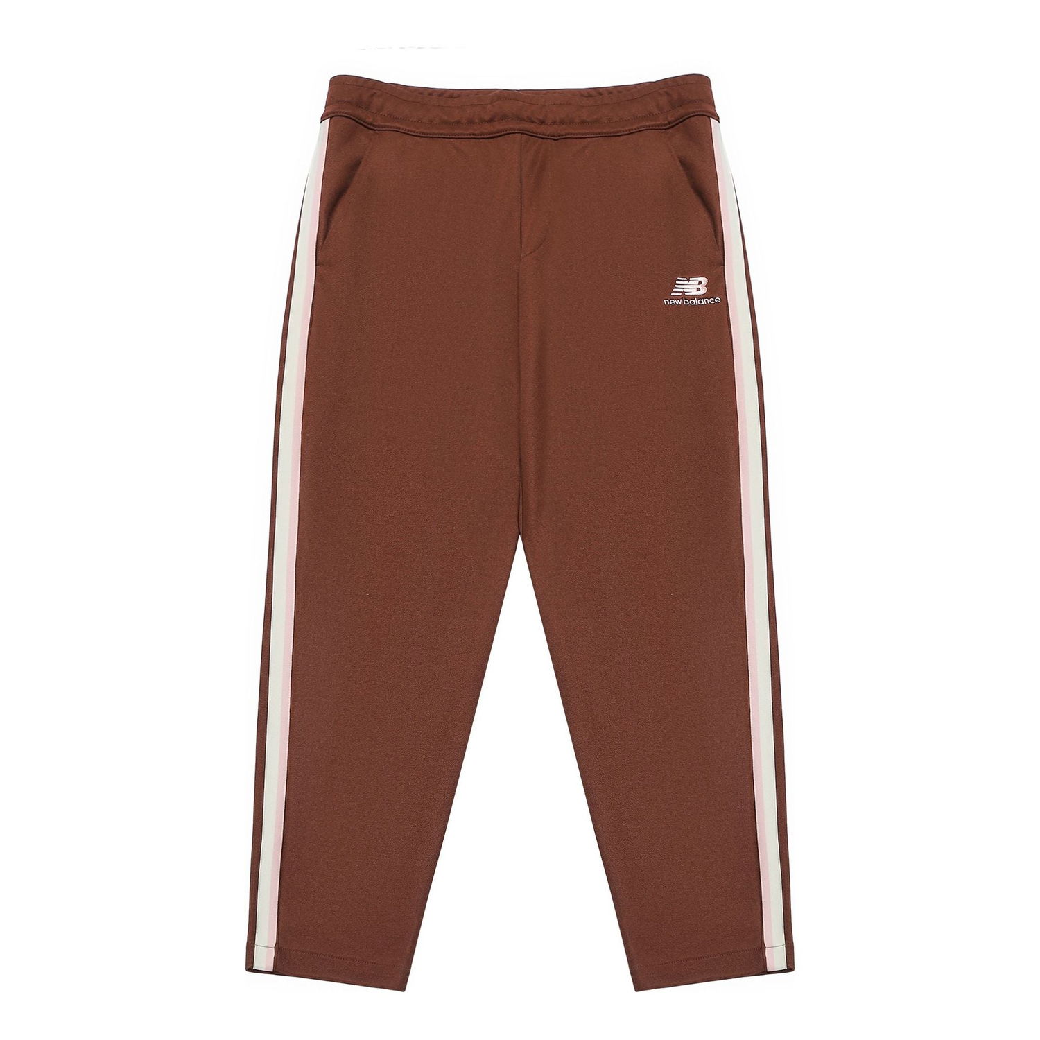 Спортни панталони New Balance Athletics Logo Running Pants Кафяво | AMP23550-ROK, 0