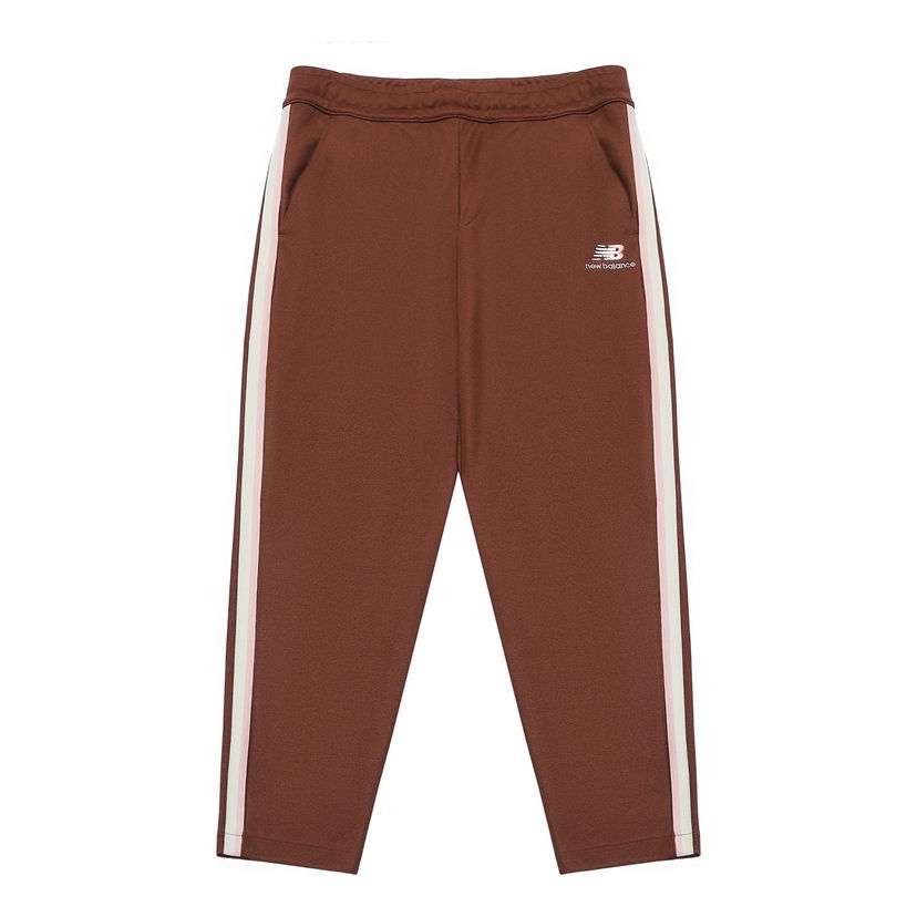 Спортни панталони New Balance Athletics Logo Running Pants Кафяво | AMP23550-ROK