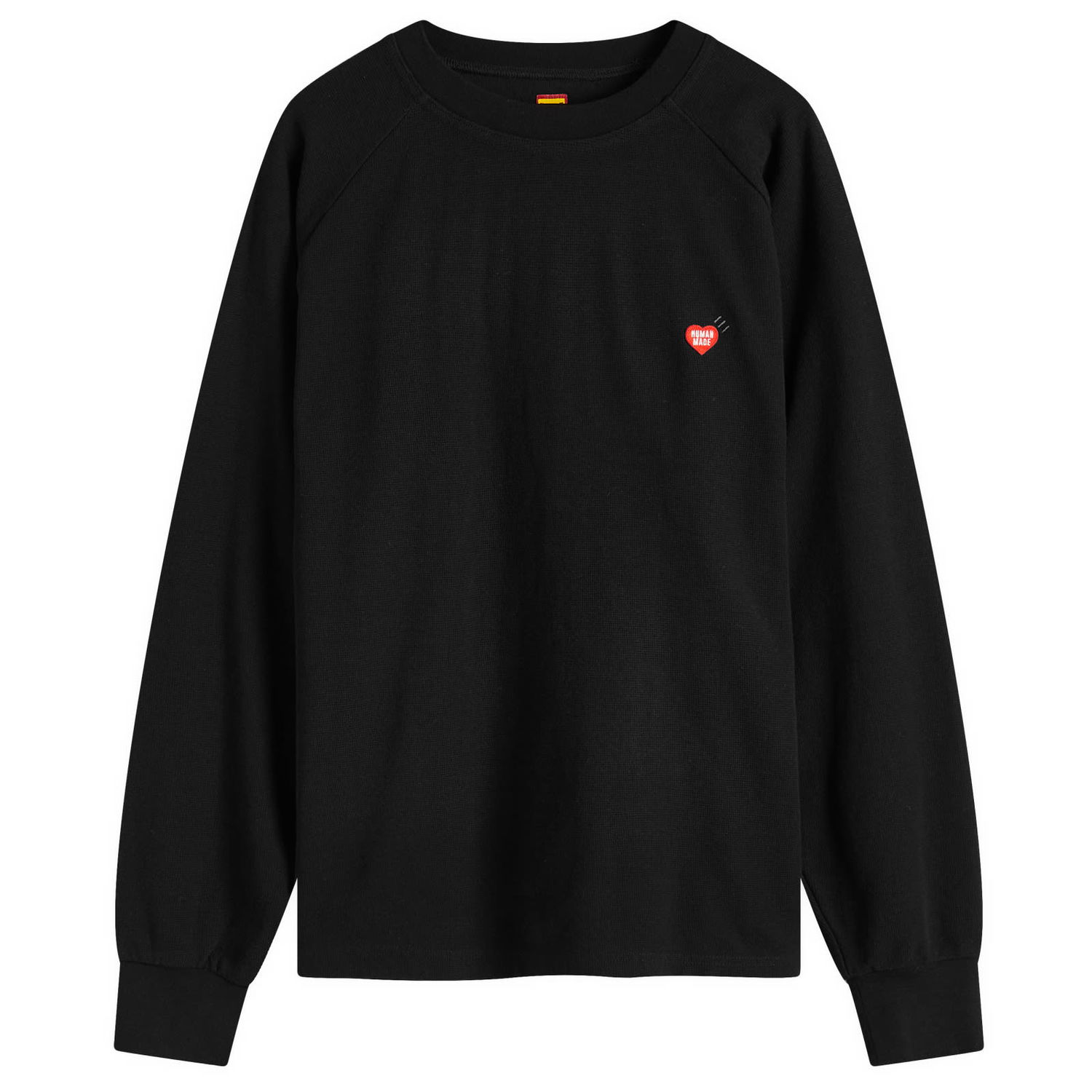 Пуловер Human Made Raglan Sleeve Long Sleeve T-Shirt Черно | HM28CS012-BK, 0