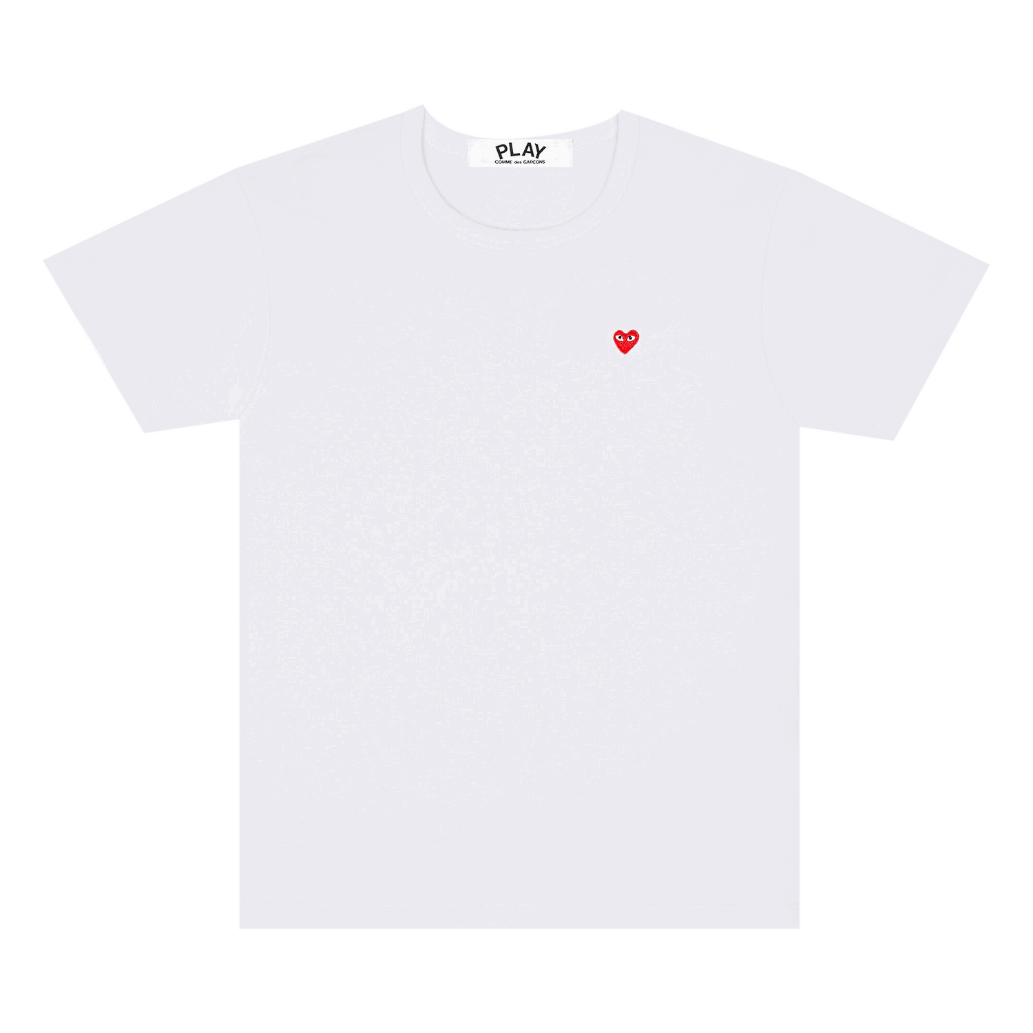 Тениска Comme des Garçons PLAY Small Heart T-Shirt Бяло | AZ T303 051 2, 0