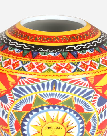 Домашен декор Dolce & Gabbana Dolce & Gabbana Small Amphora Porcelain Vase Многоцветен | TCC197TCAMVUC089, 2