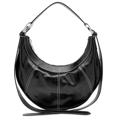 Чанта през рамо Marine Serre Soft Moon Cross Body Bag Черно | WBA003-BK99, 0