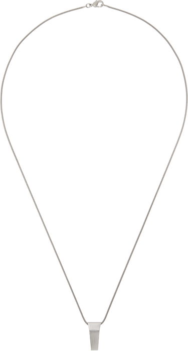 Колие Rick Owens Silver Porterville Mini Trunk Charm Necklace Металик | RJ0000099 MMT, 0