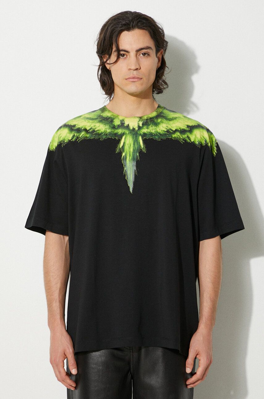 Тениска Marcelo Burlon T-Shirt With Print Черно | CMAA054F24JER0011055, 0