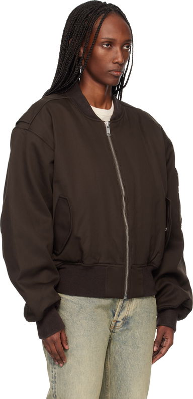 Cropped Broad Bomber Jacket, 4