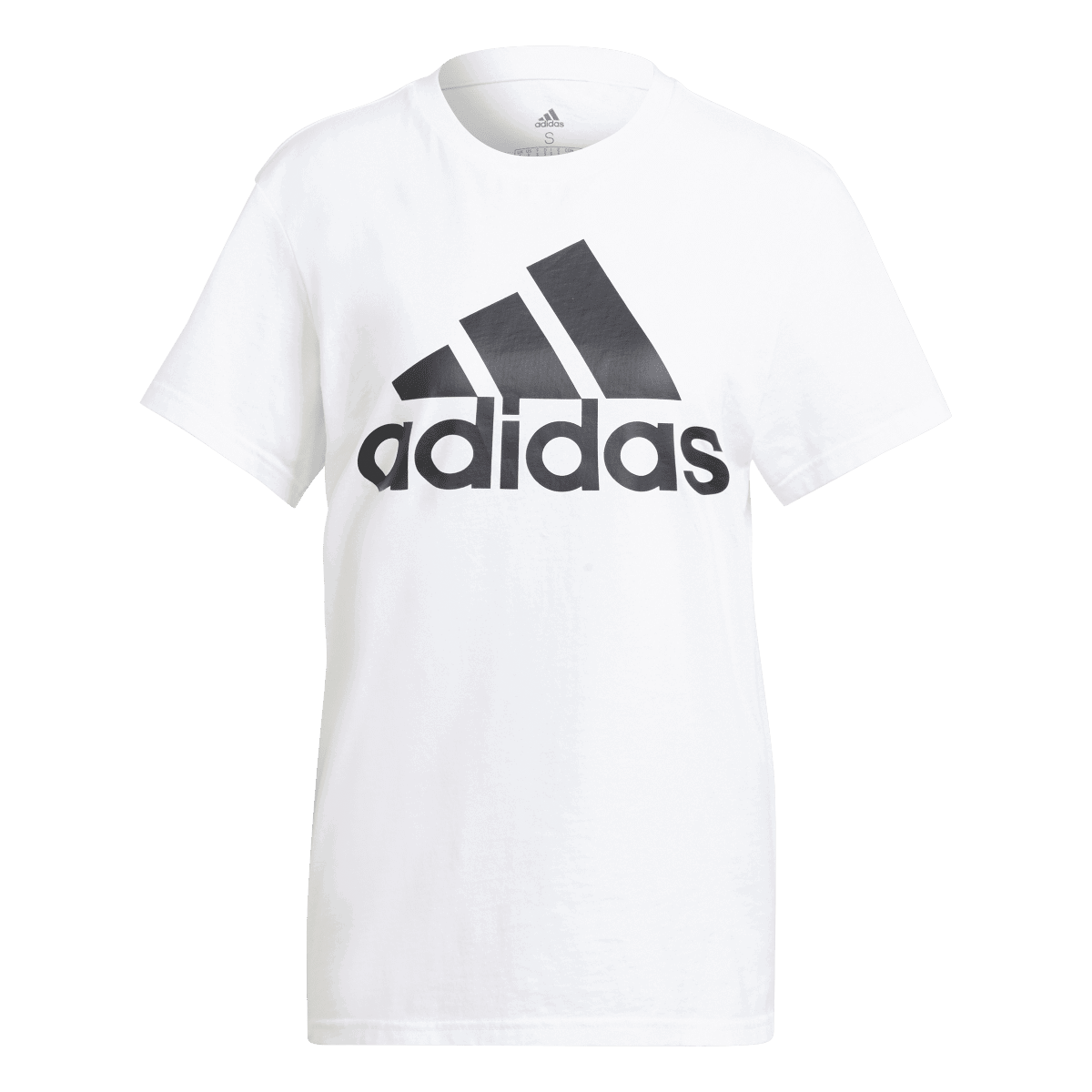 Тениска adidas Originals Badge of Sport Boyfriend Tee Бяло | GL0779, 0