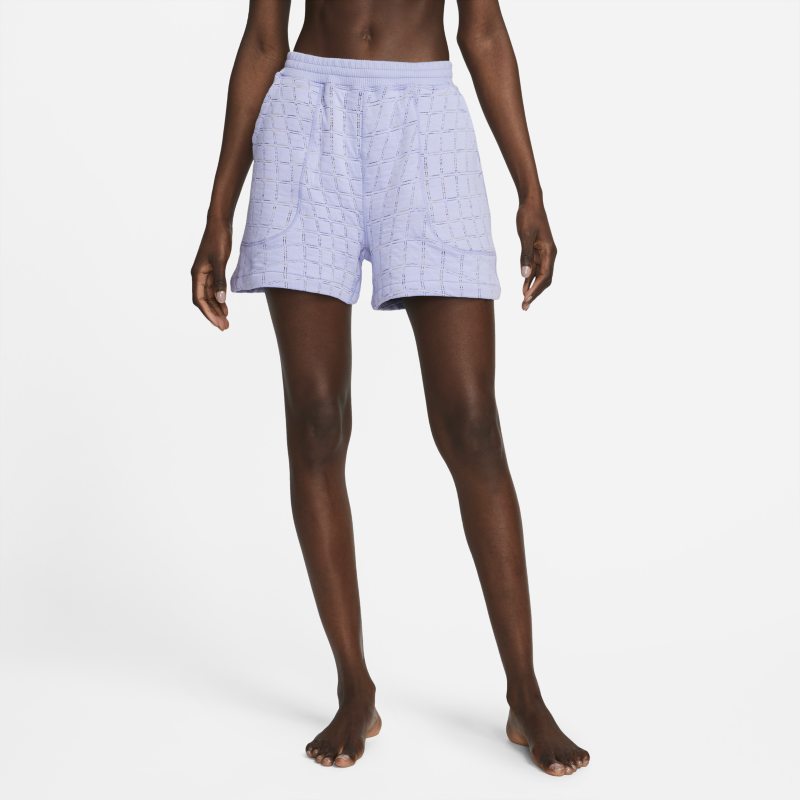 Къси панталони Nike Yoga Therma-FIT Luxe Shorts Лилаво | DV4320-569, 0