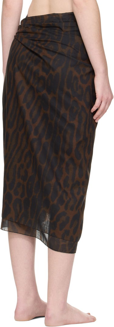 Бански Tom Ford Tom Ford Pareo Wrap Cover-Up Skirt Кафяво | PAR001-FAP244, 2