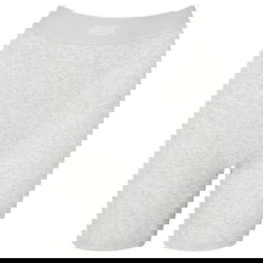 Къси панталони SKIMS Ribbed Cotton Boxer Shorts Сиво | PN-HWS-0042-LHG, 0