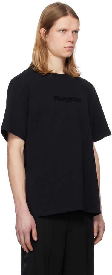 Тениска JW Anderson JW Anderson Logo Embroidery T-Shirt Сиво | JT0258-PG1510, 4