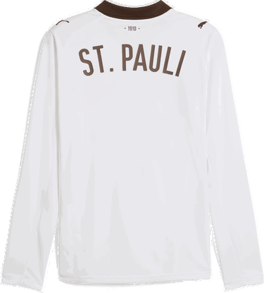Фланелка Puma FC St. Pauli Long Sleeve Away Jersey 2025/26 Бяло | 783072-02, 1