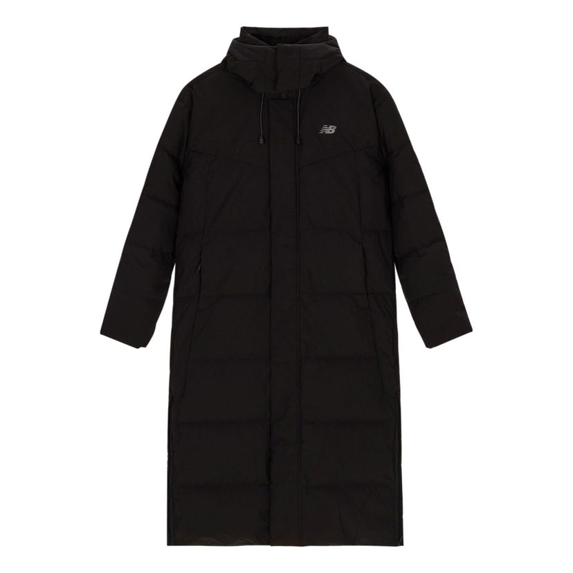 Парка New Balance Lifestyle Long Puffer Jacket Черно | NPD46141-BK