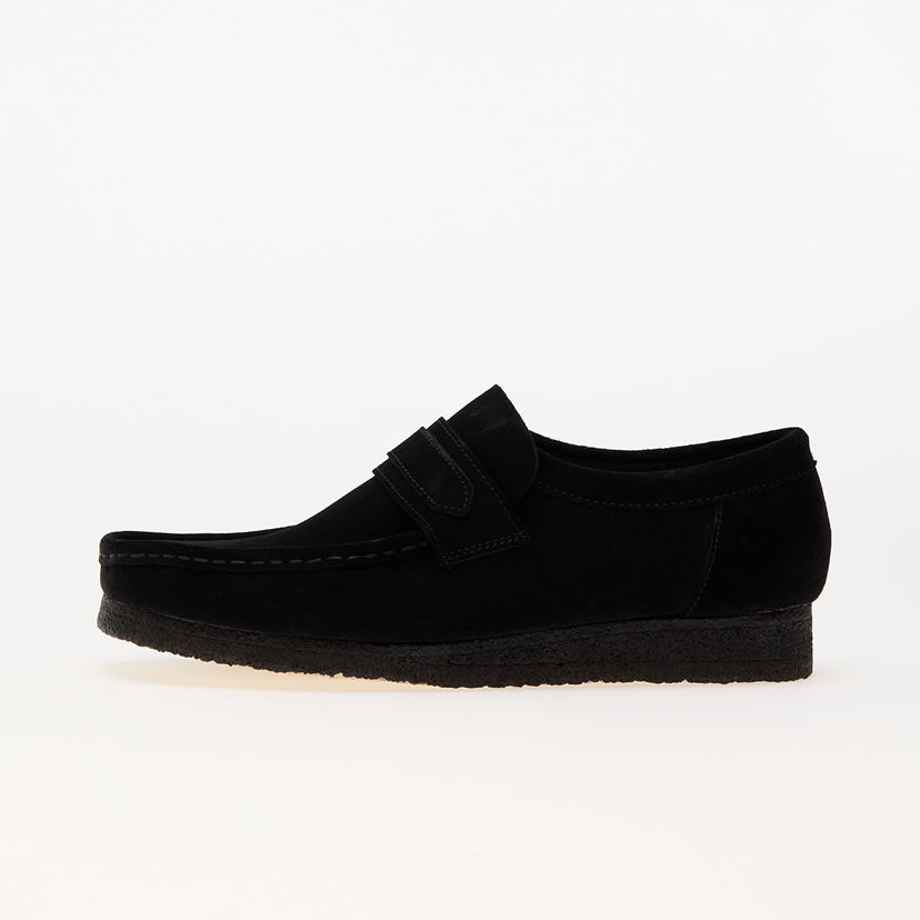 Кецове и обувки Clarks Wallabee Loafer Black Sde Черно | 26172503