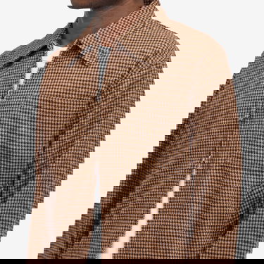 Яке бомбър Universal Works Universal Works Rose Bowl Houndstooth Jacket Кафяво | P31116-SND, 5