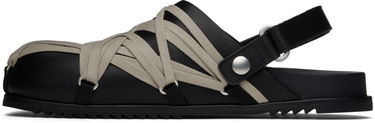 Облекло Rick Owens Rick Owens Hollywood Megalaced Mules Черно | RU01E5813 LOOW1, 2