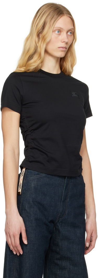 Тениска Burberry Burberry Cotton T-Shirt Черно | 8109187, 1