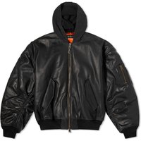 Яке бомбър Balenciaga Classic Leather Bomber Jacket Черно | 750953-TOS17-1000, 1