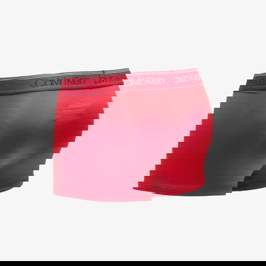 Боксерки CALVIN KLEIN Microfiber Stretch Wicking Technology Low Rise Trunk 3-Pack Black/ Convoy/ Red Gala Многоцветен | NB2569A 8Z8, 1