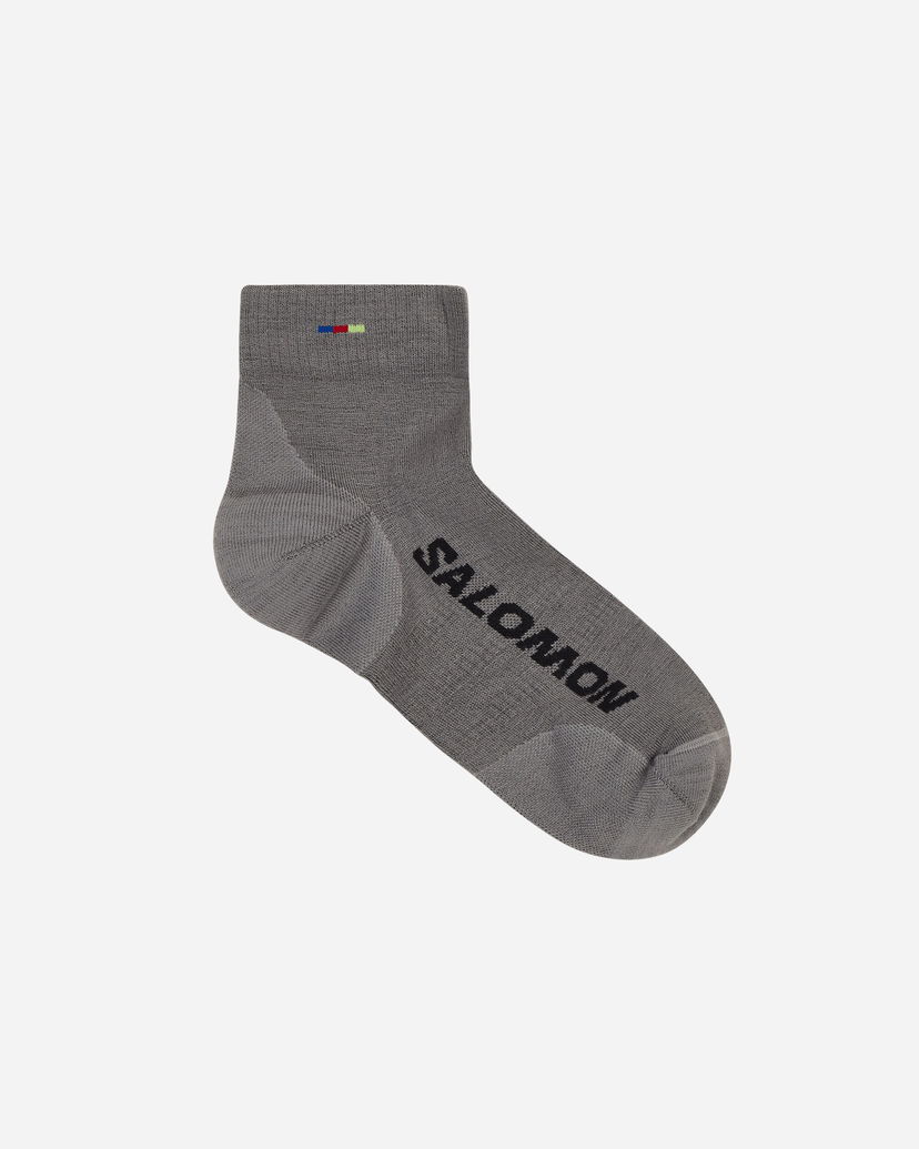 Бельо и чорапи Salomon Sunday Smart Ankle Socks Shark Skin Сиво | LC2257900