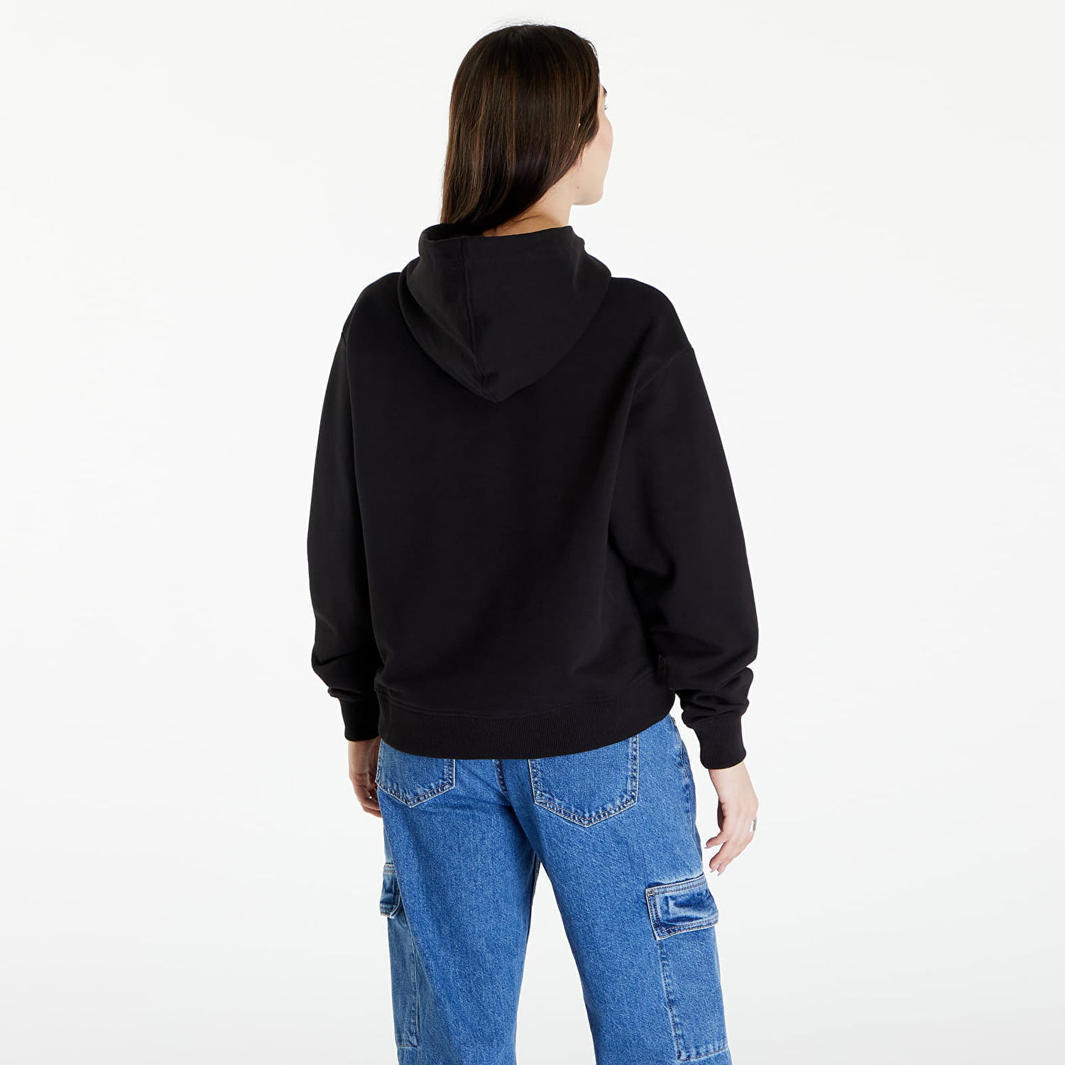Суитчър CALVIN KLEIN Satin Hoodie Черно | J20J223432 0GO, 1