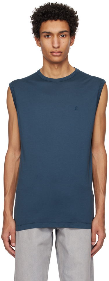Потник Études Études Embroidered Tank Top Синьо | E23MM165A01143, 0