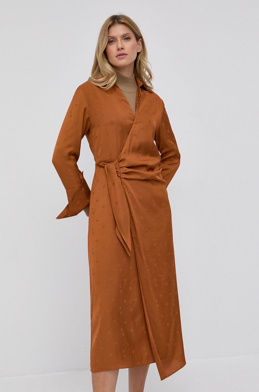 Pокля Samsoe Samsoe Roberta Dress Кафяво | F21400158, 0