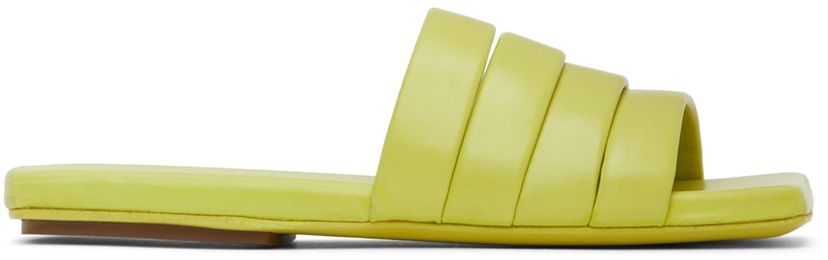 Кецове и обувки Marsèll Marsell Tavola Padded Slides Жълто | MW6808 196