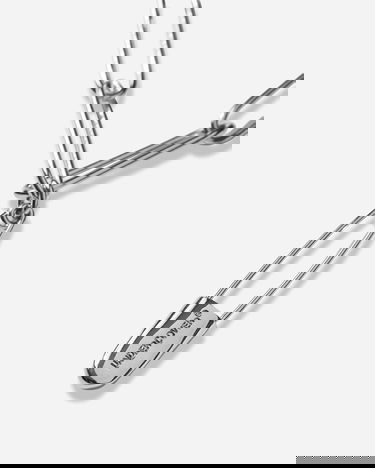 Колие UNDERCOVER Safety Pin Chain Necklace Металик | UP2E4N01 SILVER, 3