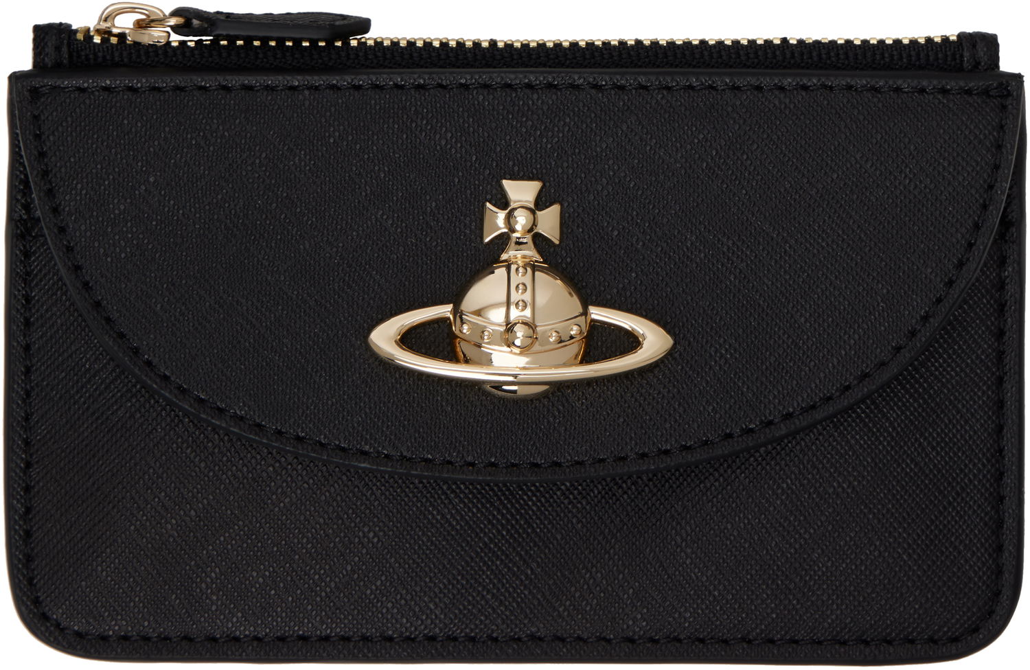 Портфейл Vivienne Westwood Vivienne Westwood Half Moon Card Holder Черно | 5402000CW-S0021-, 0