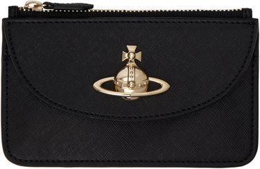 Портфейл Vivienne Westwood Vivienne Westwood Half Moon Card Holder Черно | 5402000CW-S0021-, 0
