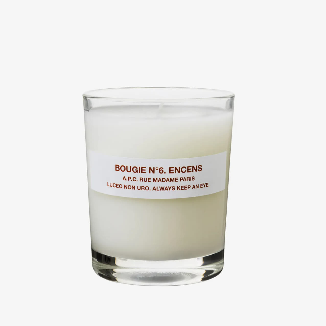 Свещи A.P.C. Candle No.6 in Incense | END. Clothing Бяло | YBZAA-M84001-VAG, 1
