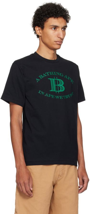 Тениска BAPE Money 'B' Logo T-Shirt Бяло | 001TEL301058M, 4