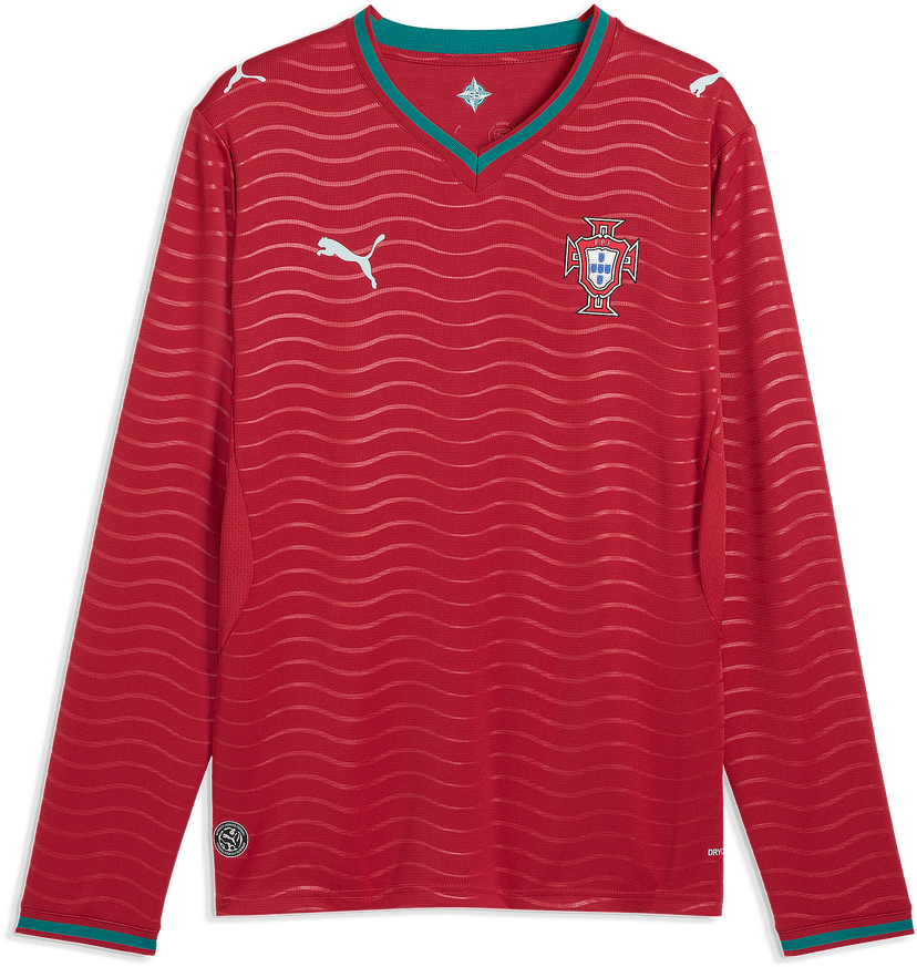 Фланелка Puma Portugal Replica Home Long-Sleeve Jersey 2026 Червено | 783279-01